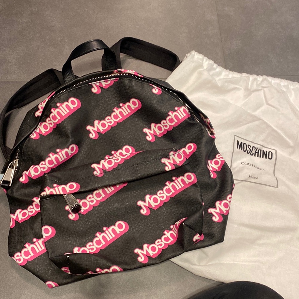 Authentic Moschino x Barbie backpack